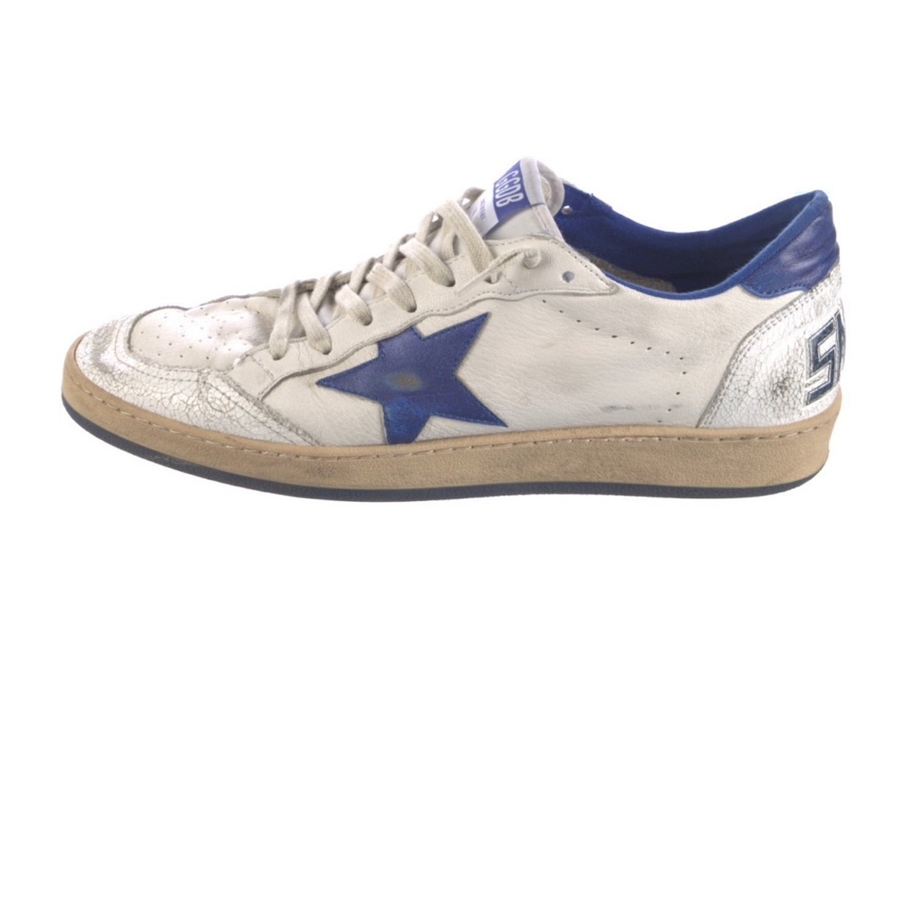 Golden goose ball star shoes. Blue/White. Size 12. - Picture 4 of 6